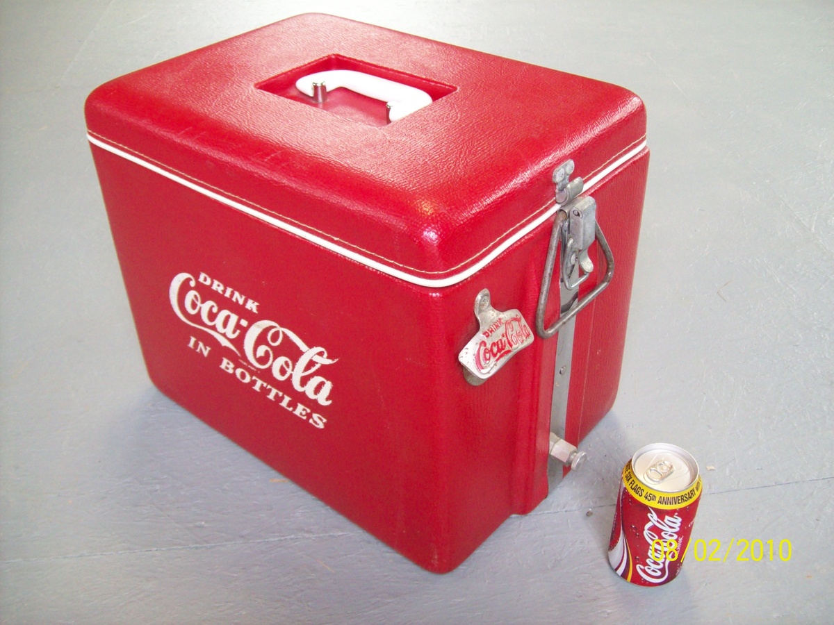 Like new CocaCola cooler circa 1950'1960's Collectors Weekly