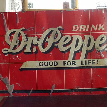 Dr. Pepper...Tin Sign...Springfield, Ohio...1936