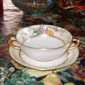 Lenox Marshall Field Saucer and Cup or Soup Bowl - China and Dinnerware