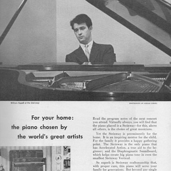 1951 - Steinway "Pianino" Advertisement