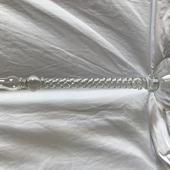 Murano-Seguso V. D'Arte huge SIGNED candlestick! - Art Glass