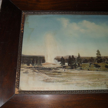 Mahogony framed photo of old faith inn Made be Haynes  from the yr 1910 - Photographs