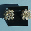 Bold and Beautiful crystal rhinestone clip on earrings