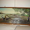  8 feet wide Asian Mural Sized Painting