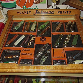 1940s/50s era Imperial Jackmaster knife Countertop display case - Tools and Hardware