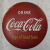 1950s-1960s Coca-Cola 24" Button