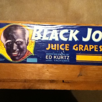 "Black Joe" Crate - Advertising