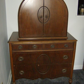 My Favorite Old Antique Rare Domed Top Chest