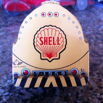 1959 Shell Gas tin tanker Japan - Model Cars