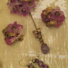 Miriam Haskell Pin & Earrings