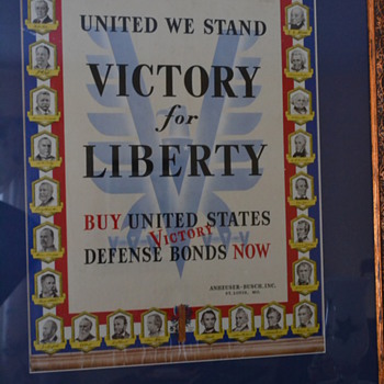 Liberty bond counter display - Advertising