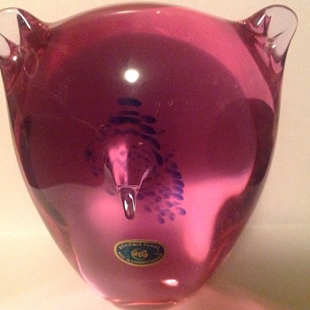 Czech glass owl ? - Art Glass