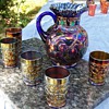 Very Rare Fenton Vintage Apple Tree Water Set