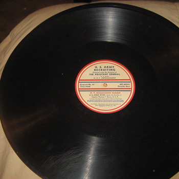 U.S.ARMY RECRUITING RECORD WWII - Military and Wartime