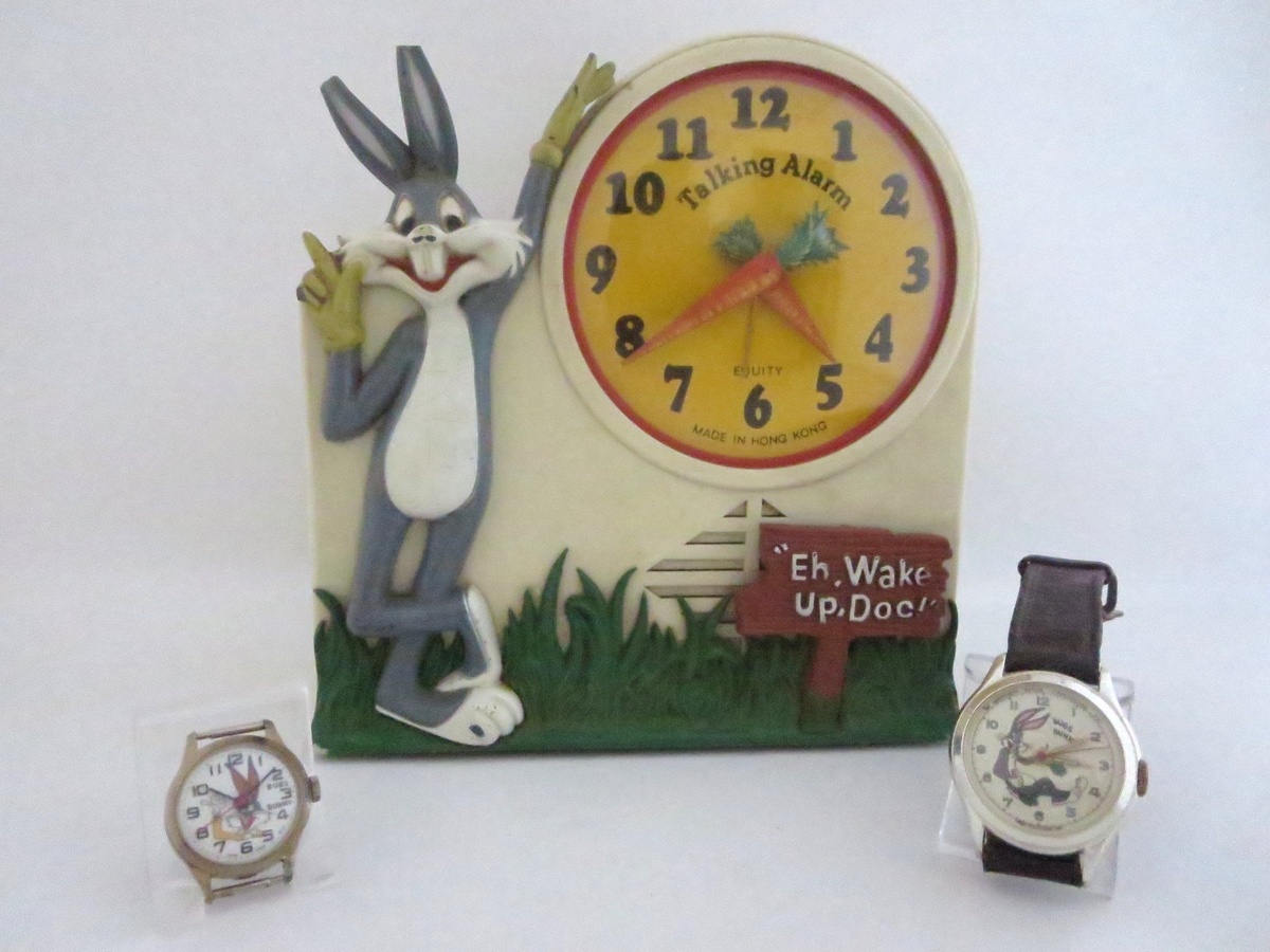 Bugs Bunny Alarm Clock & Watches Collectors Weekly