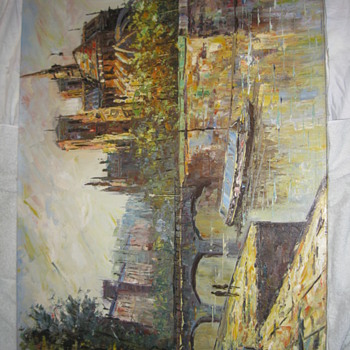 Peter Wong oil painting
