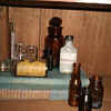 Medicine and chemistry bottles 