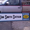 JIM SMITHS DATSUN DEALERSHIP PENNZOIL SIGN PEORIA, IL