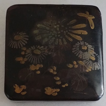 Lacquer? Bakelite Covered Snuff Box? 1940 Chinatown Los Angeles - Asian