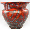 Loetz Red "Cypriot" style vase