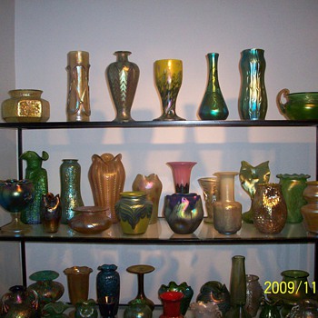 Growing Loetz / Bohemian collection