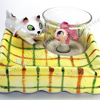 Menschik-Goldman Cat - Fishbowl Ashtray - Tobacciana