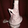 Vintage ceramic 17" inch table lamp 1950-60"