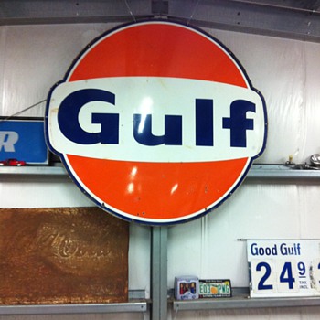 Gas station signs