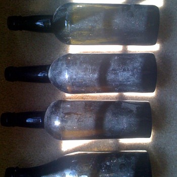 Late 1800's glass bottles  - Bottles