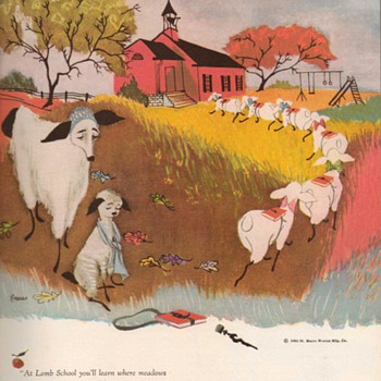 1951 - St. Marys Blankets Advertisement
