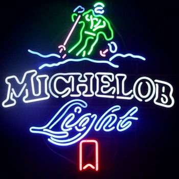 Michelob Light Ski Neon - Signs