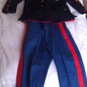 Vintage Child's USMC Dress Blues Uniform