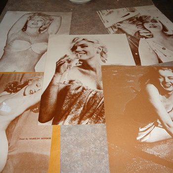 Marilyn Monroe lot of 5 vintage black and white posters - Movies