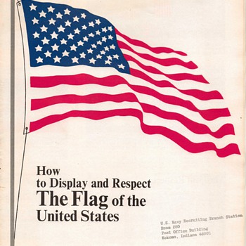 1968 - U.S. Flag Display and Respect - Paper