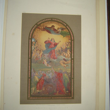 CromoLithograph Tapestry After Titian by Day and Son Very Old - Posters and Prints