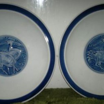 Asian Plates - Art Pottery