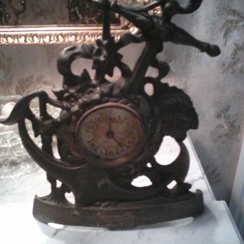 Circa 1899 Anchor Clock: "Patented April 25, 1899"