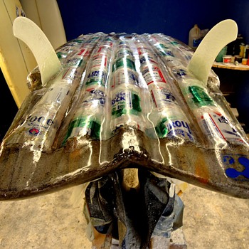 the first beer can surfboard