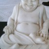 Sitting smiling Buddah 
