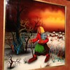 painting on glass by A.STOJOKVI? 1997