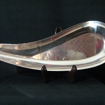 VINTAGE GORHAM SILVERPLATED MODERN TRAY