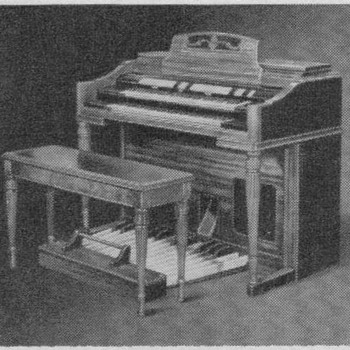 1950 Wurlitzer Organ Advertisement - Advertising