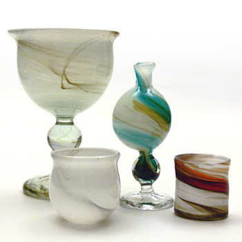 CASCADE set, Per Lütken (Holmegaard, 1970) - Art Glass