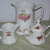 Wild Rose? - Creamer and Sugar Bowl with lid