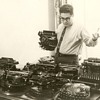 An early American typewriter collector,  Paul Lippman 