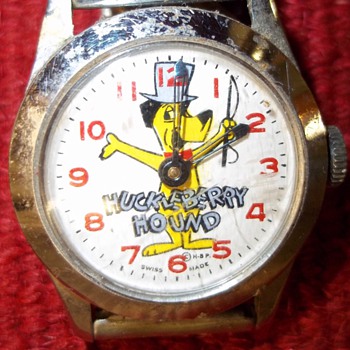 1959-63 Huckleberry Hound Wristwatch - Wristwatches