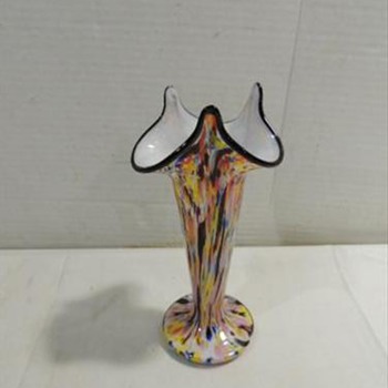 Welz Harlequin Spatter - Art Glass