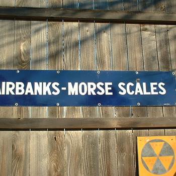 Fairbanks Morse Scale sign