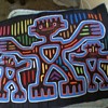 Handmade molas from sand blast  islands off the east coast