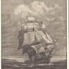 BLACK AND WHITE SHIP PRINT AND PACIFIC AVIATION MAGAZINE